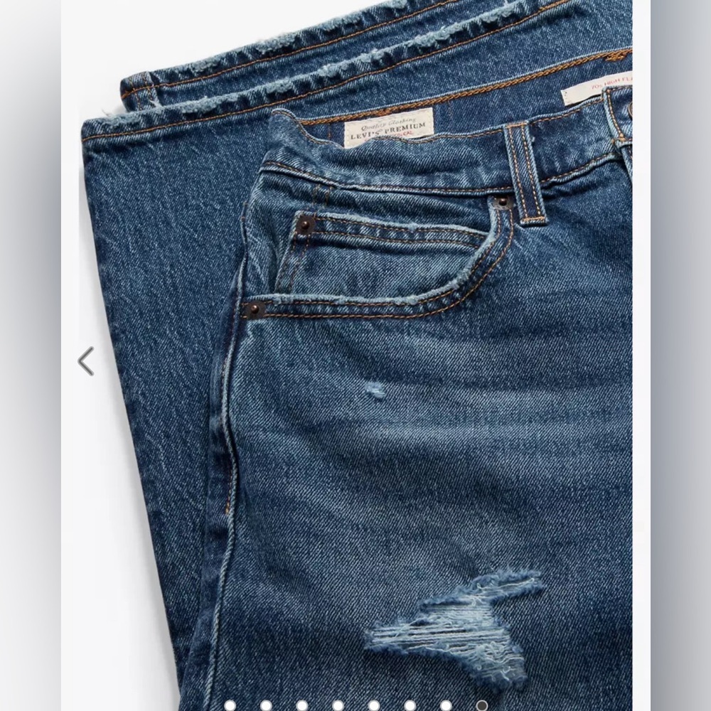 Levi’s High rise 70’s Flare Jeans 24x32 NWT - Picture 6 of 6